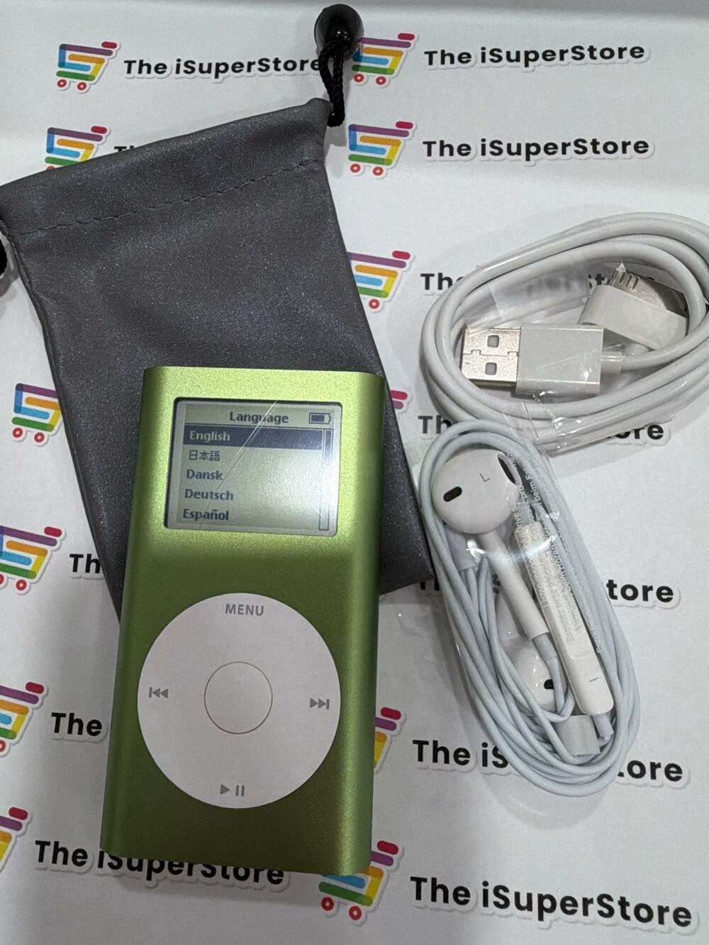 Apple iPod Mini 2nd Generation 64GB SSD Modded Green 1 YR CPS Warranty